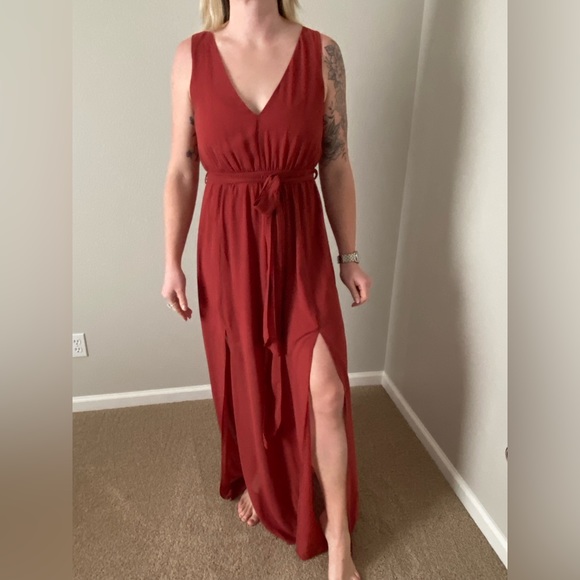 Baltic Born Hera Maxi Dress | Berry - XL - Picture 9 of 9